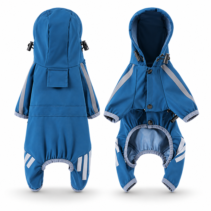 Outdoor Four-Legged Pet Raincoat